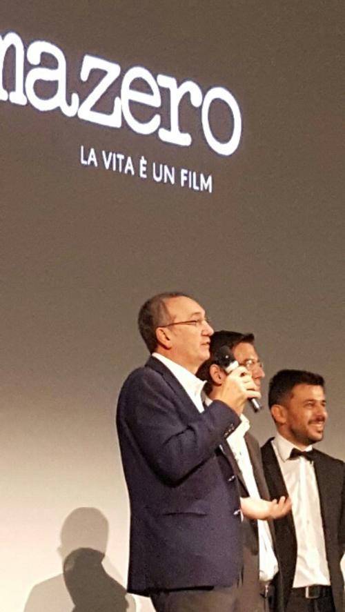 Sergio Bolzonello (Vicepresidente Regione FVG e assessore Attività produttive, Turismo e Cooperazione) all'inaugurazione della quarta sala di Cinemazero - Pordenone 10/09/2017